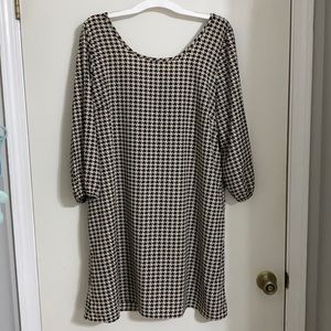 Houndstooth boutique dress